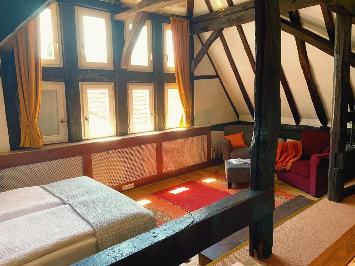 Historische Ferienwohnung Mit Kamin In Lich المظهر الخارجي الصورة